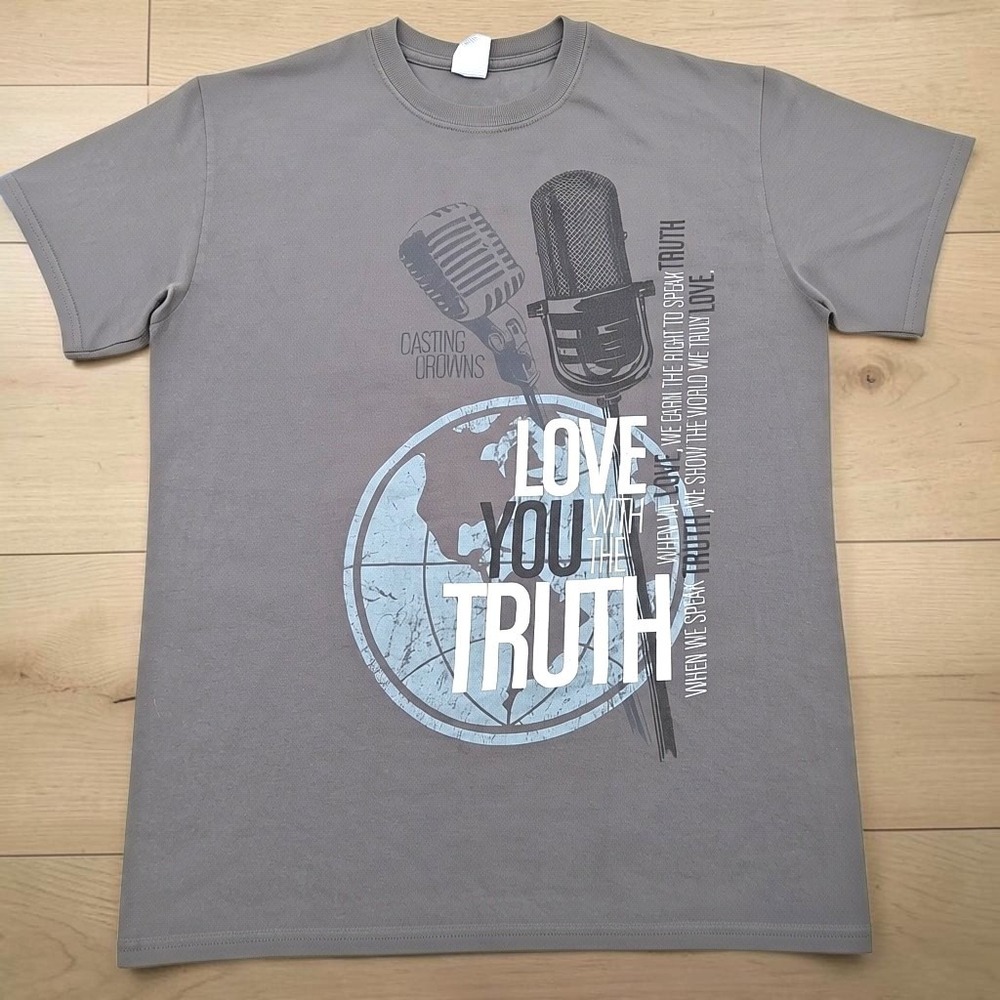 Gildan Casting Crowns Shirt Love You With The Truth Christian Rock Men M